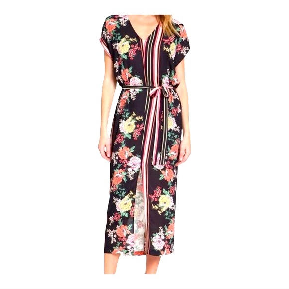 Anthropologie DRA 'Camilla' Floral Midi Dress, Large & XS - Picture 1 of 13